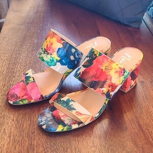 Nanette Lepore Floral Heels